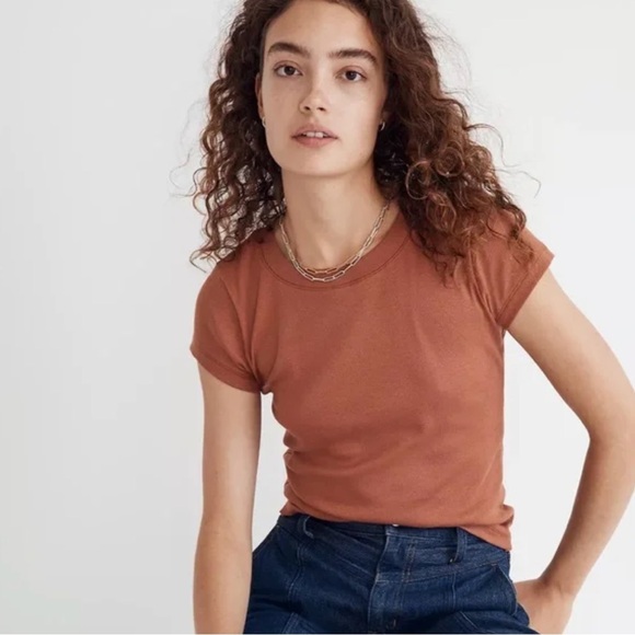 Madewell ribbed tee NWOT - Picture 1 of 2